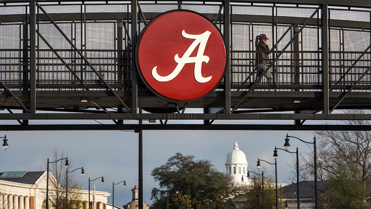University of Alabama footbridge