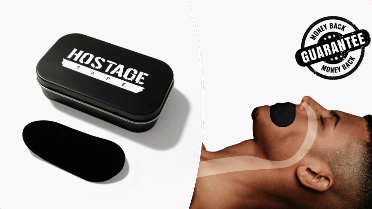 Split image of Hostage Tape products