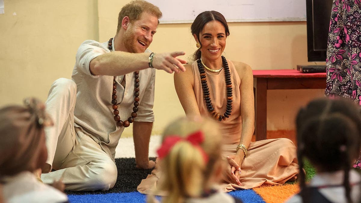 Prince Harry and Meghan are honored at a Nigerian school