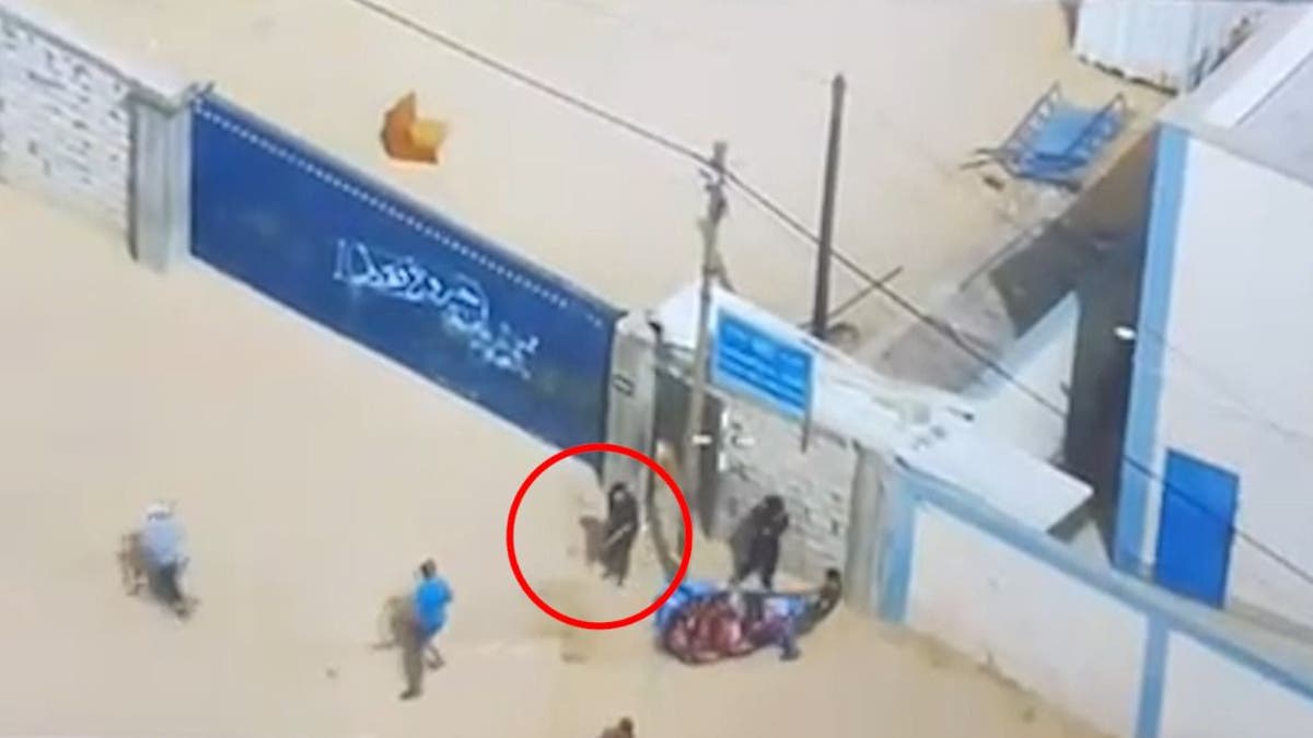 Hamas Terrorists UNRWA compund Rafah