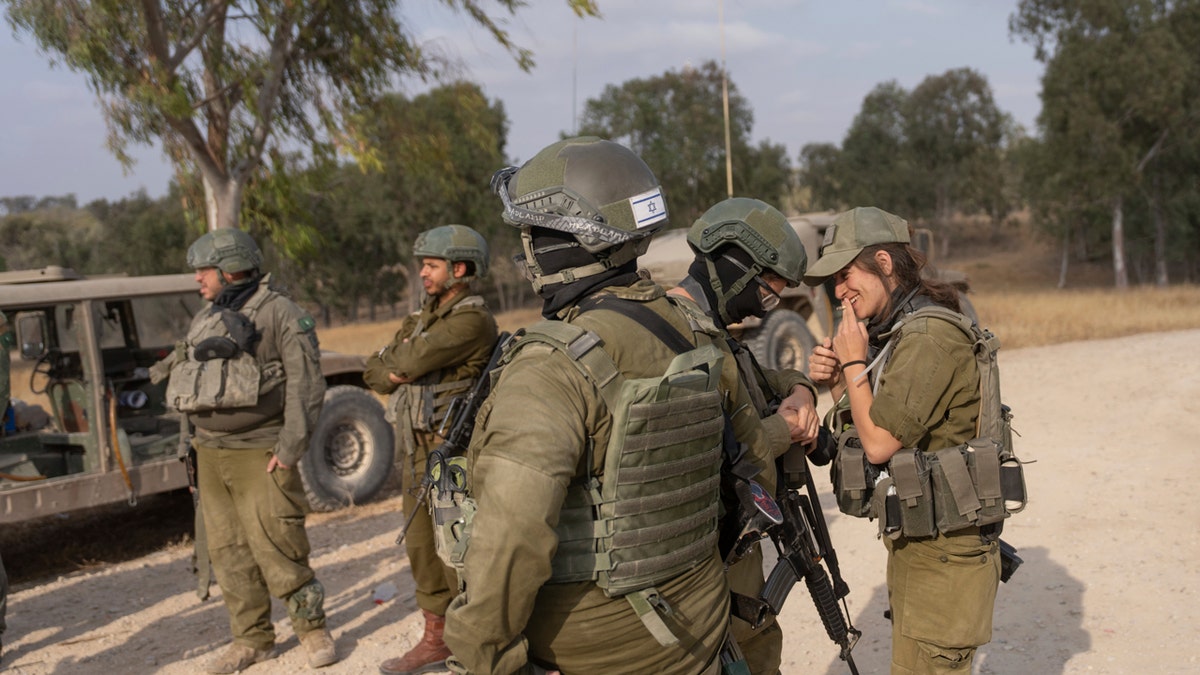 IDF soldiers near border with Gaza
