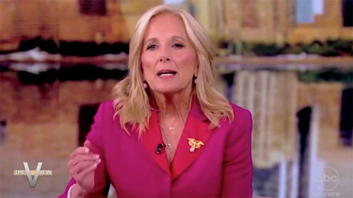 First Lady Jill Biden assures 'The View' hosts the president's bad poll ...