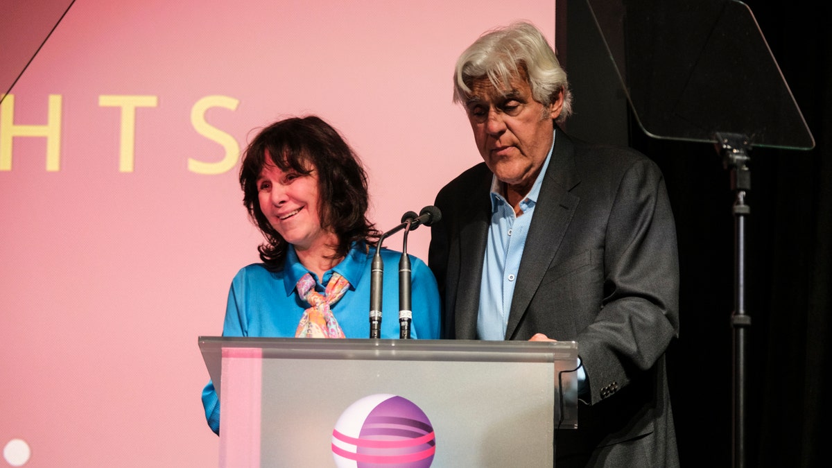 Jay Leno and his wife Mavis at the 16th Annual Global Women's Rights Awards & Gala