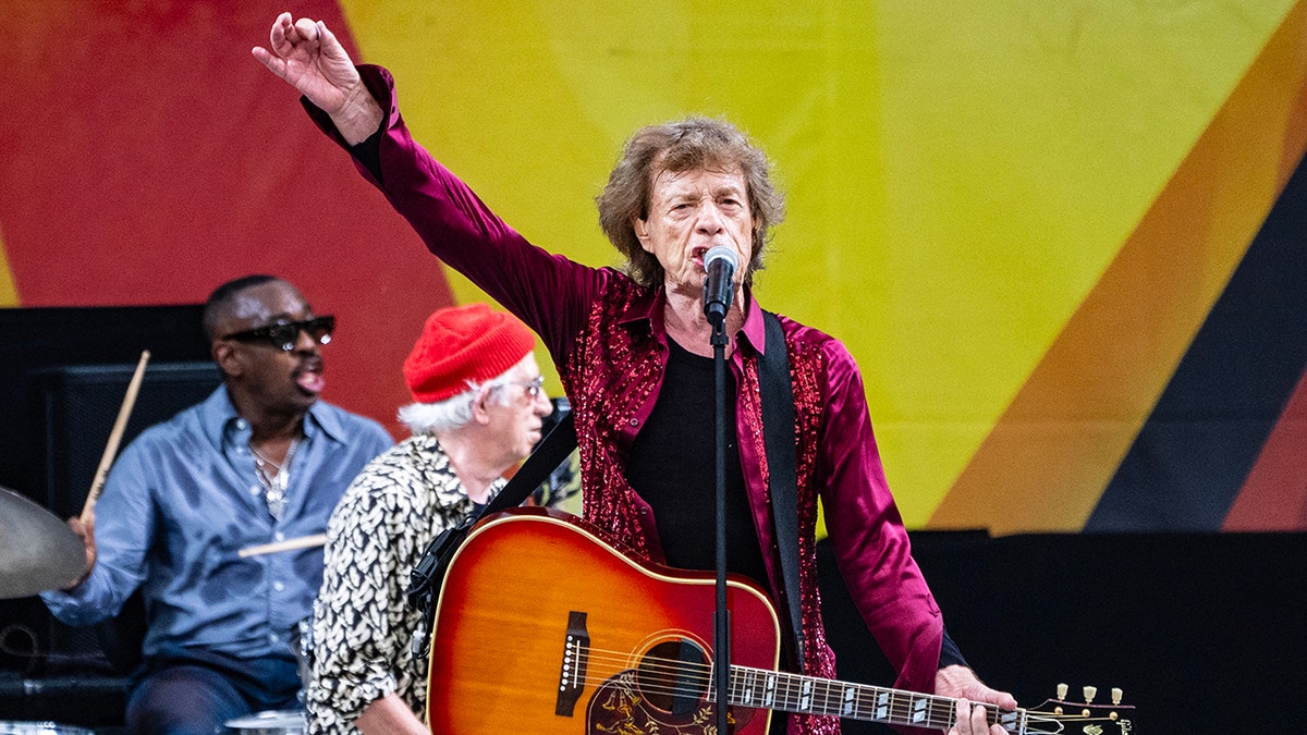 Mick Jagger at Jazz Fest