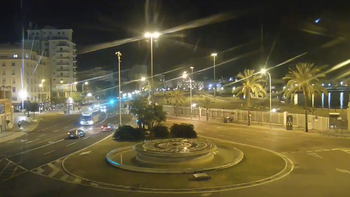 Cadiz mayor's office camera captures fireball