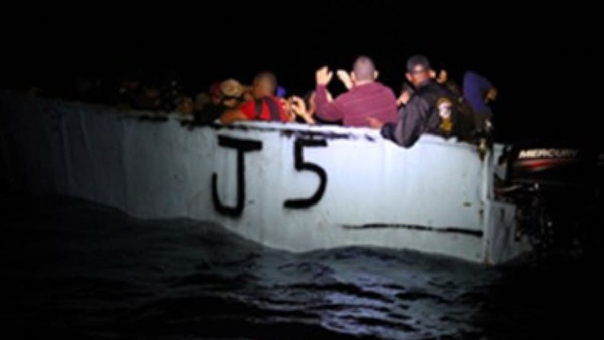 A boat full of migrants intercepted off Puerto Rico