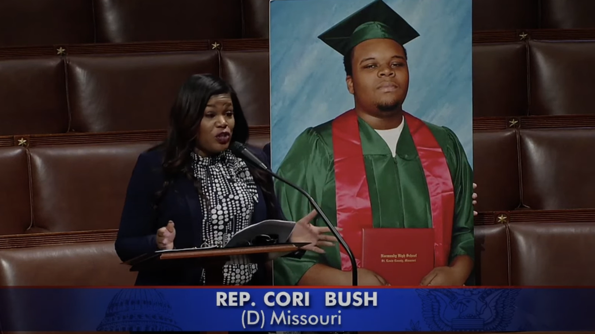 Cori Bush speaks about Mike Brown in 2021