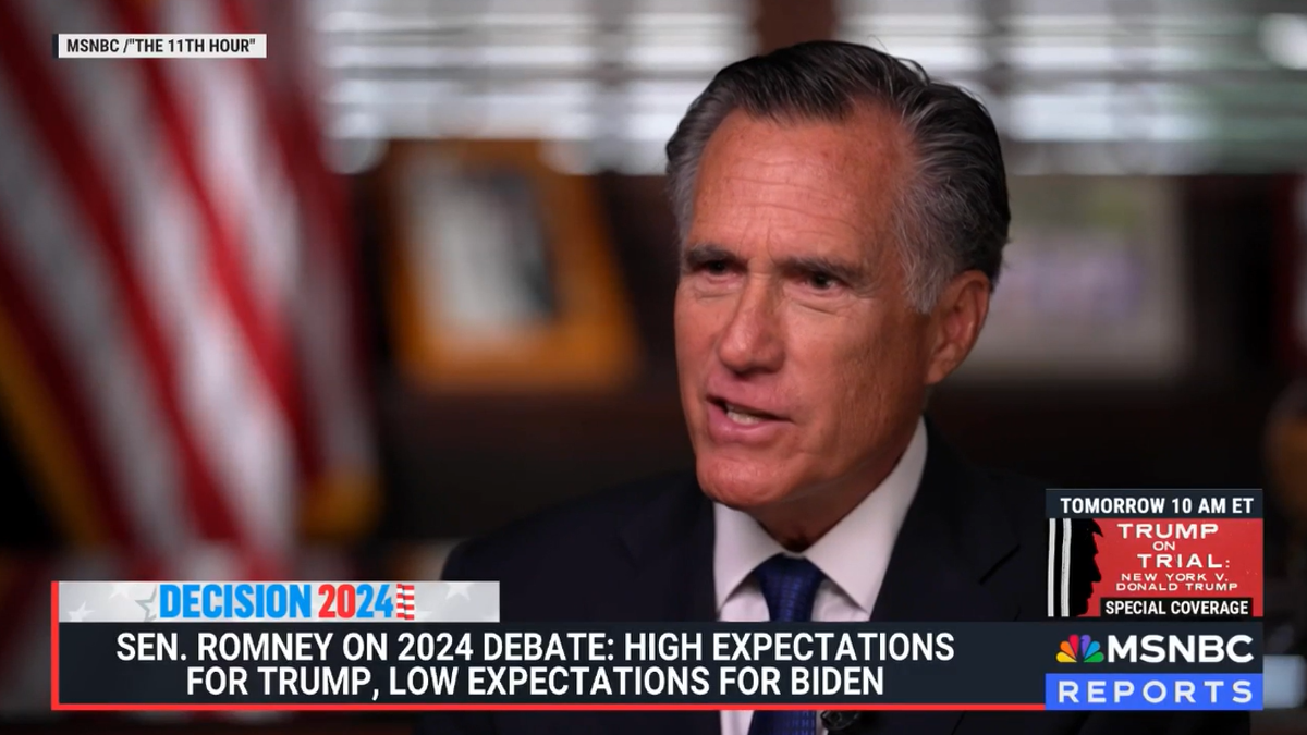 Mitt Romney speaks on MSNBC
