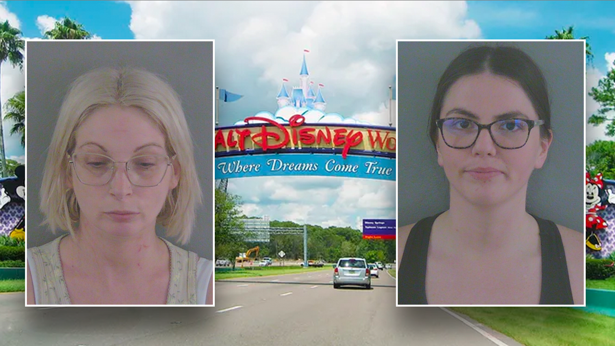 Two Missouri women, Katherine Northrup (L) and Gina Danforth (R), were arrested over Disney world ticket dispute
