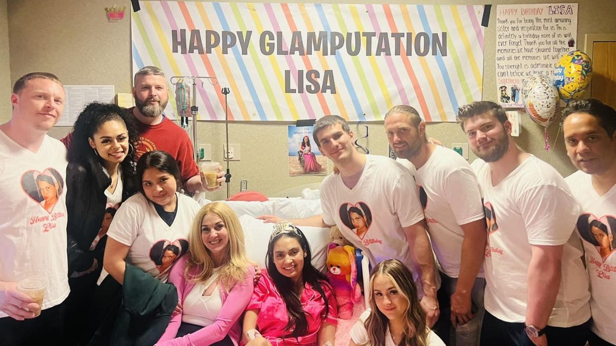 "glamputation" party in hospital