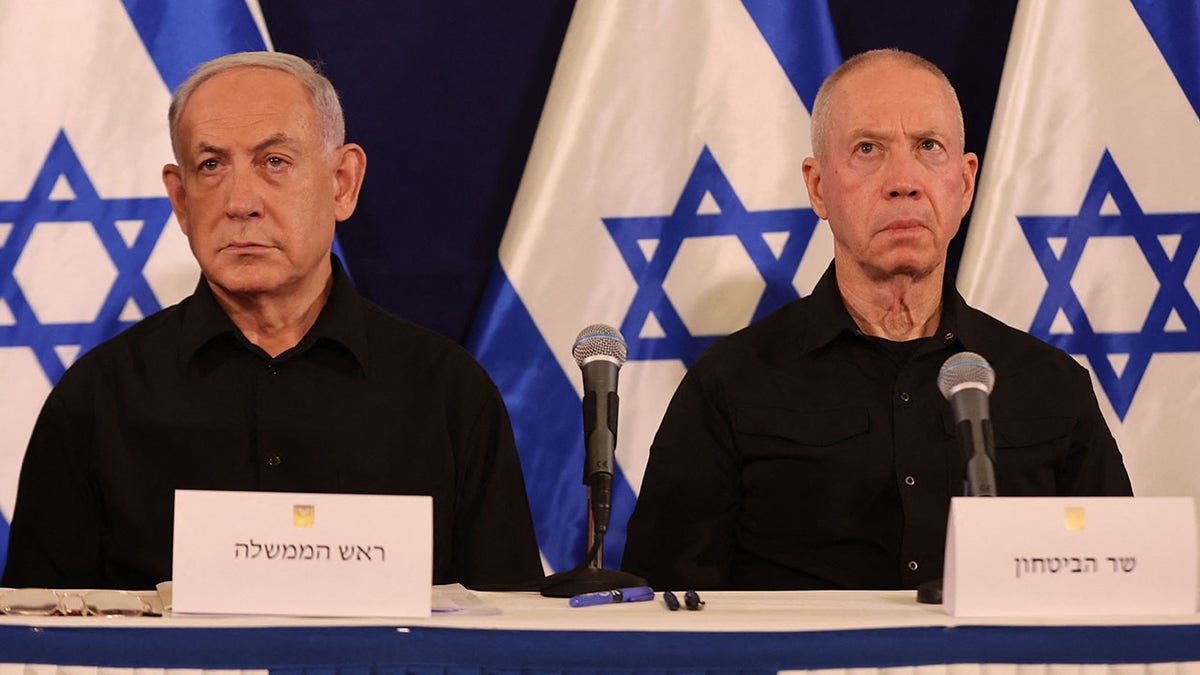 Netanyahu and Gallant at press conference