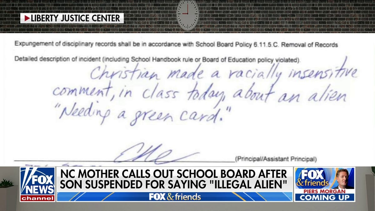 Fox News screenshot connected a lawsuit