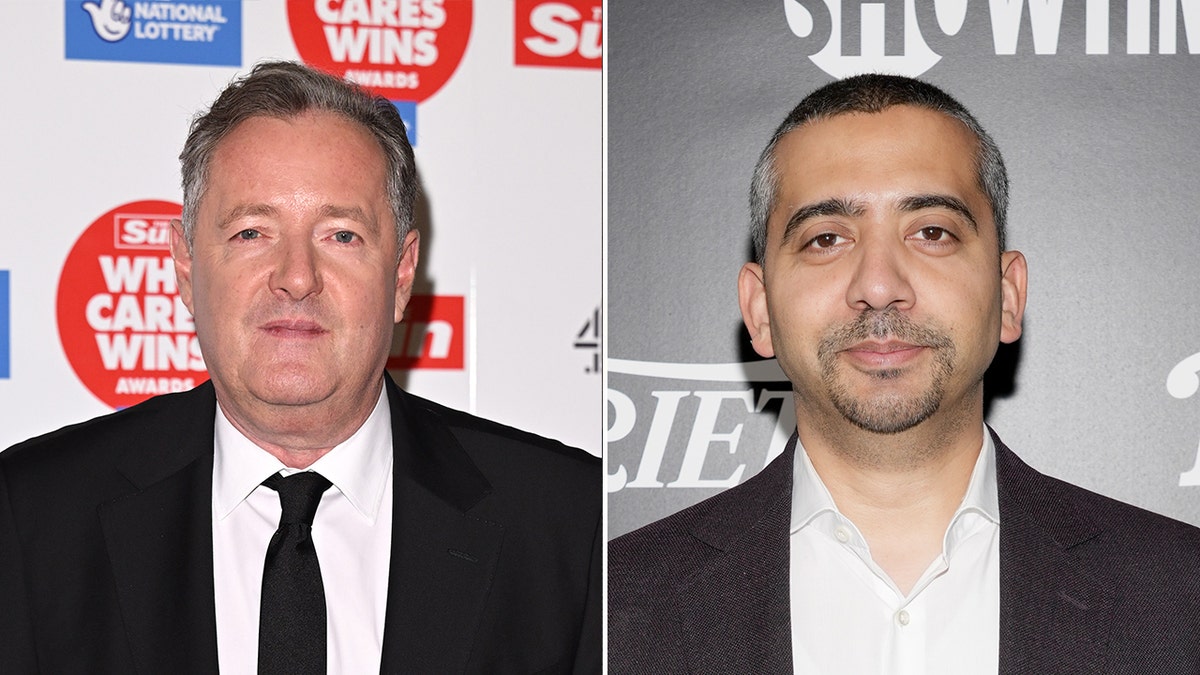 Piers Morgan and Mehdi Hasan