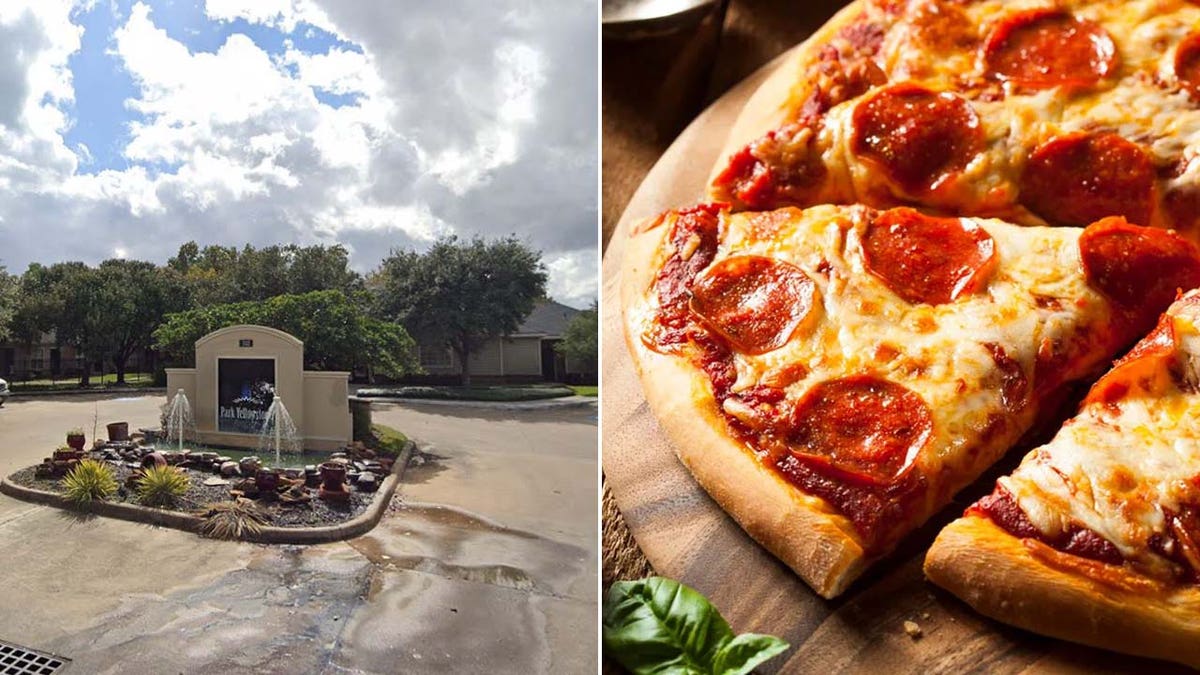 The Yellowstone Apartments and a pizza