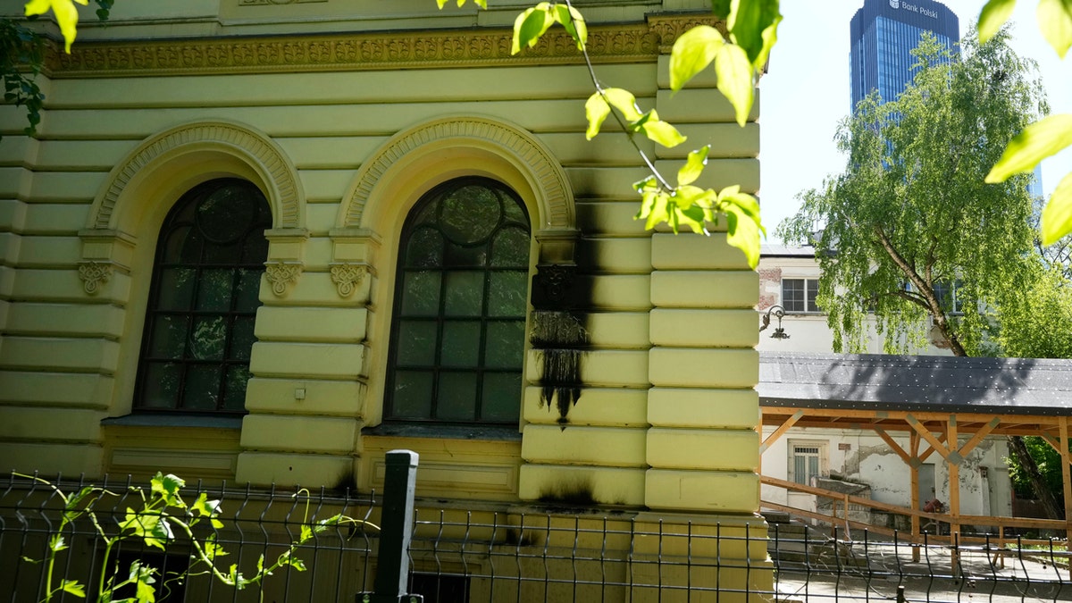 Poland-Synagogue-Attacked