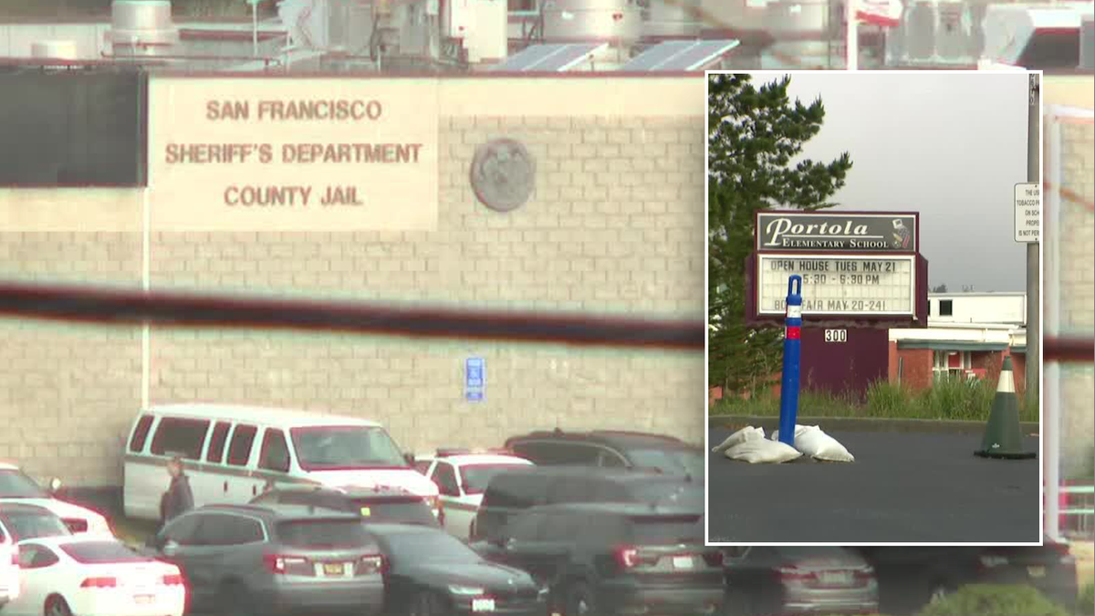 San Francisco Sheriff's Office and Portola Elementary School sign