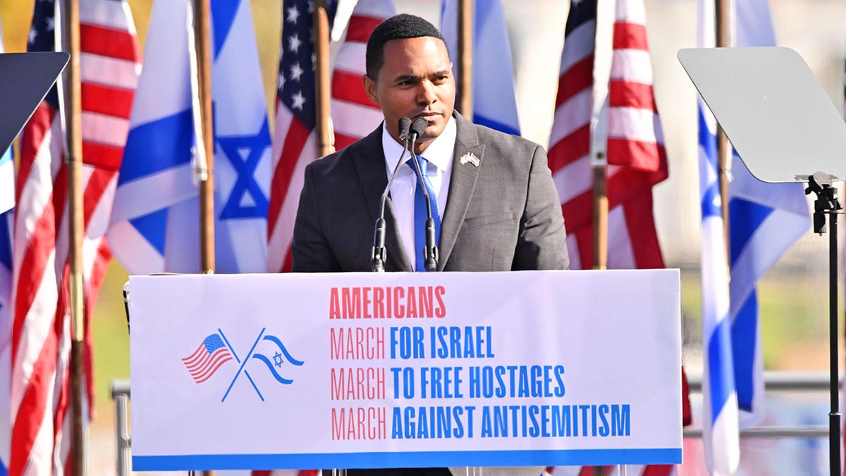 Ritchie Torres gives pro-Israel speech