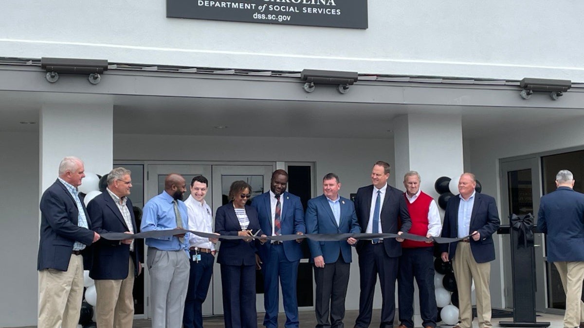 A ribbon cutting for South Carolina Department of Social Services' new complex in Cherokee County.