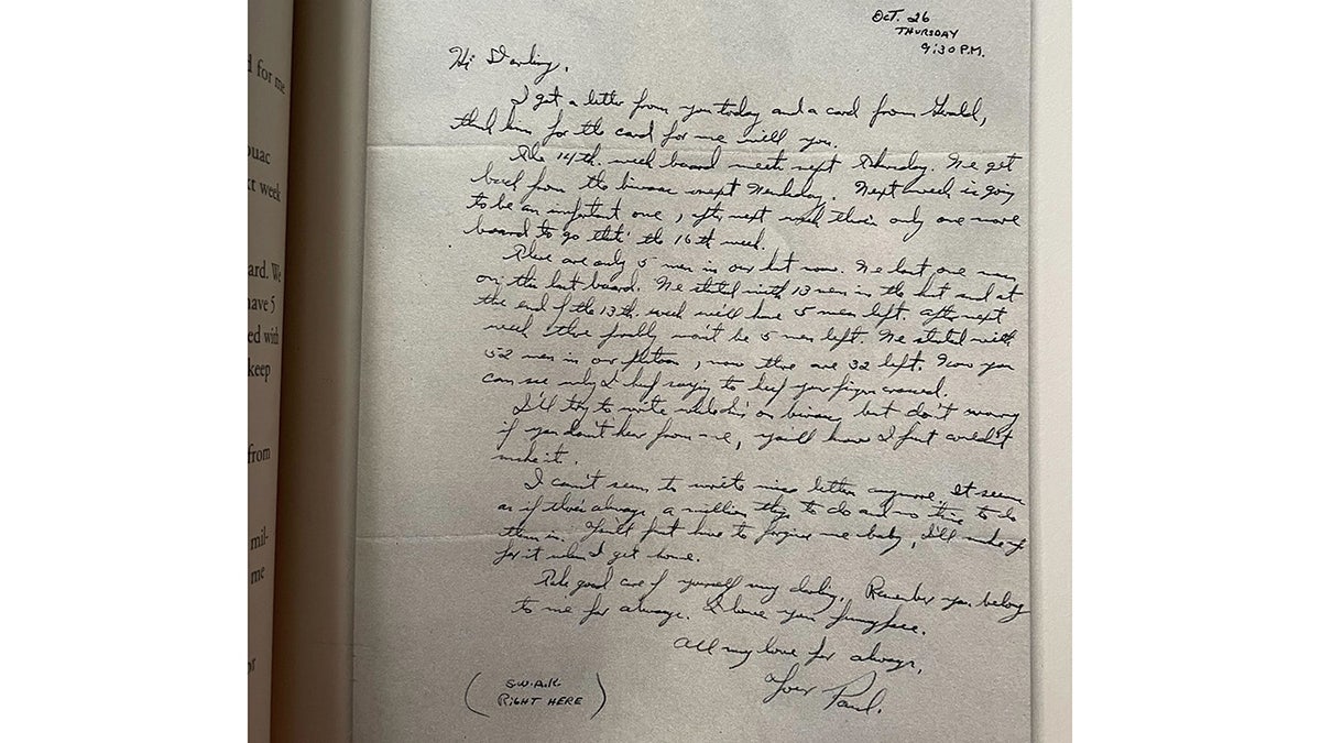 World War II letter