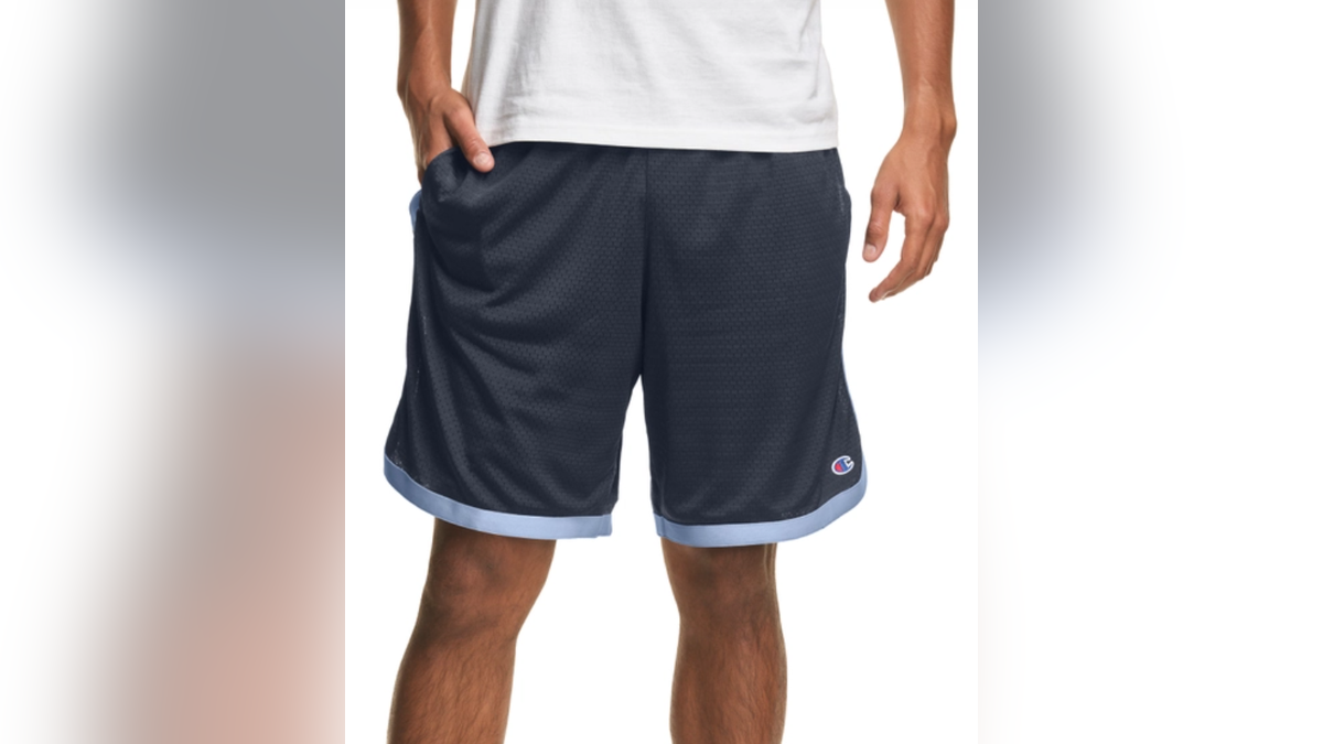 Throw on a pair of basketball shorts to help you stay comfortable when playing.?