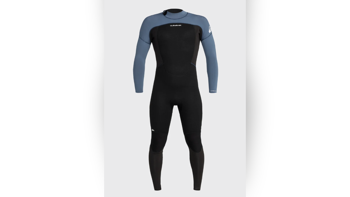 Stay dry when surfing with a wetsuit. 