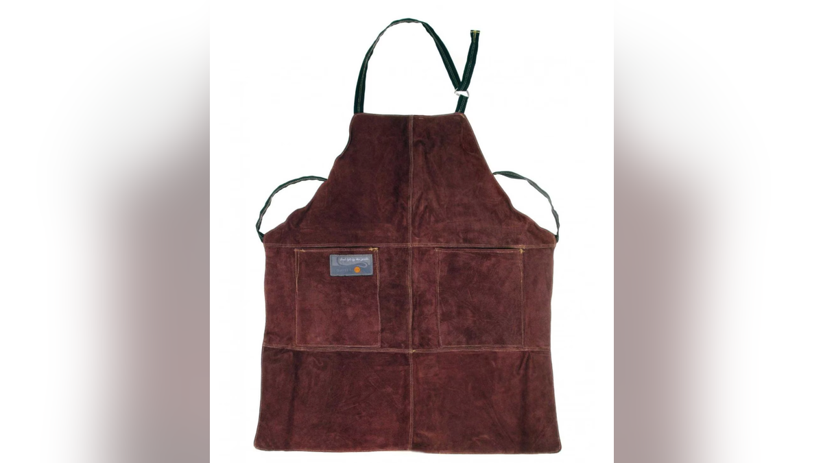 A leather apron is a great gift for any grill master. 