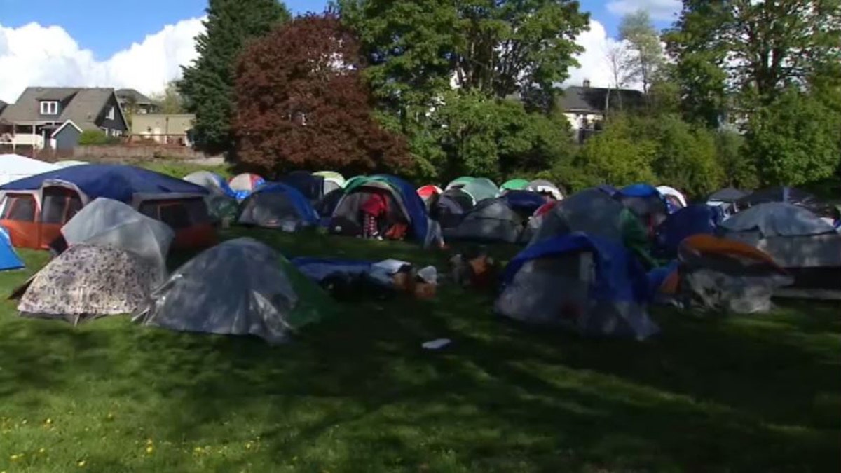 tent encampment in Seattle