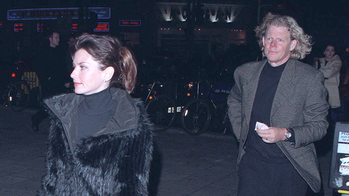 Shania Twain and Mutt Lange seen walking together