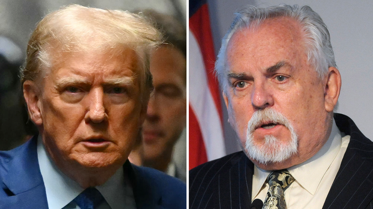Picture of Trump next to picture of actor John Ratzenberger
