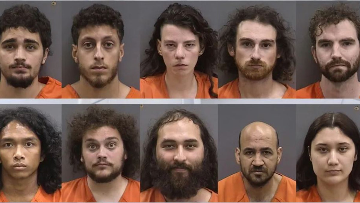 USF mugshots of those arrested at campus protest