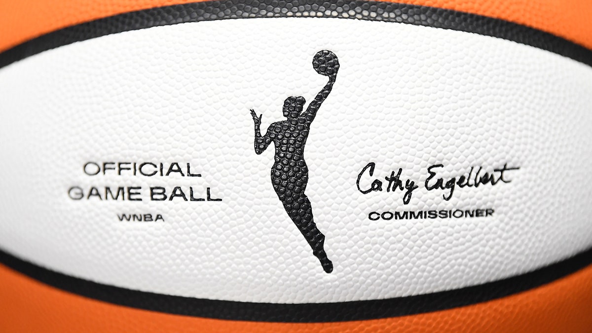 WNBA ball close-up