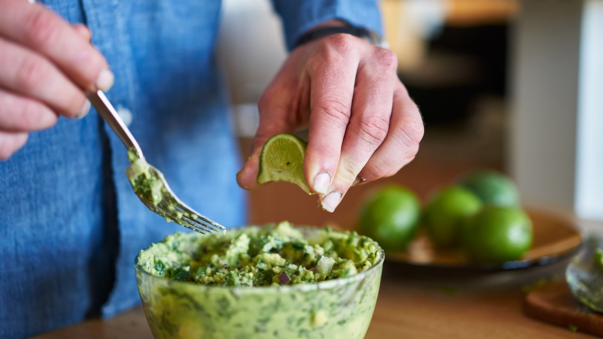 Opt to pair your guacamole with carrots or celery sticks instead of the traditional tortilla chip.