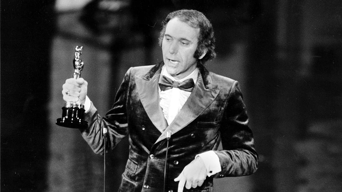 Albert Ruddy accepting the best picture Oscar for The Godfather