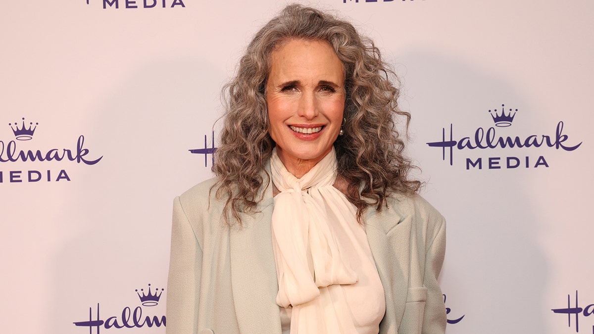 Andie MacDowell at the premiere of her Hallmark show