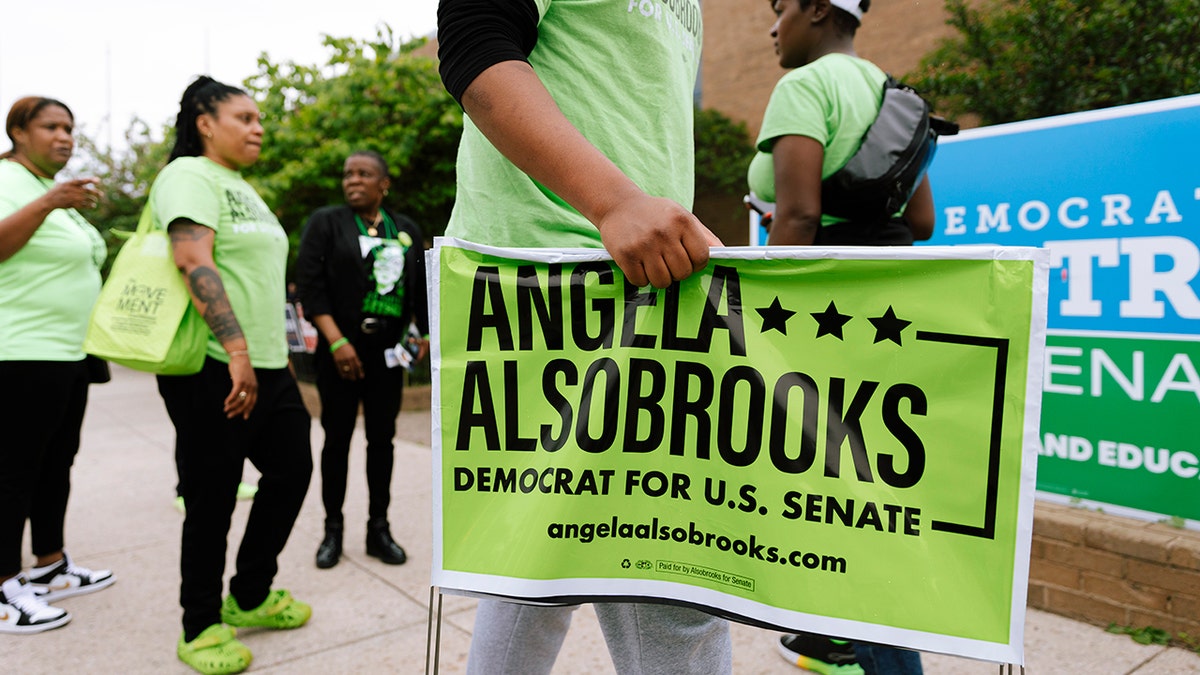 Angela Alsobrooks campaign sign