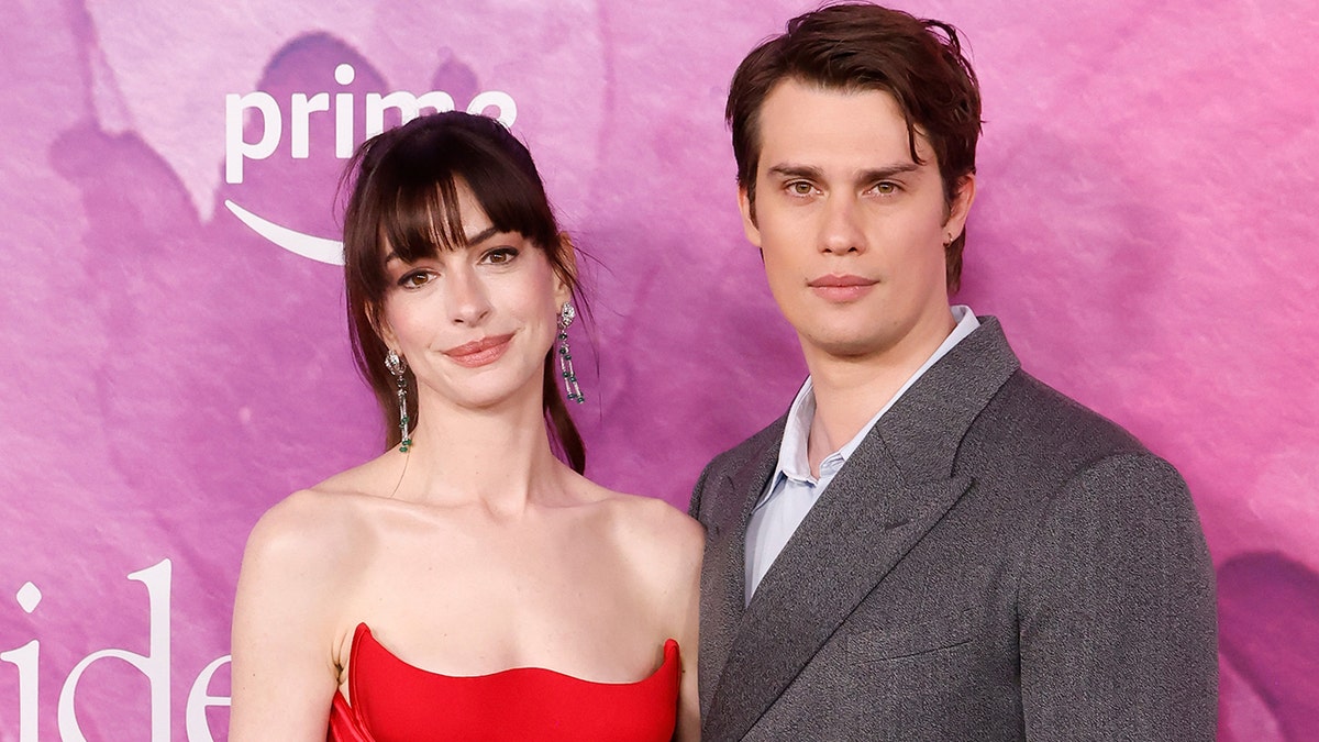 Anne Hathaway and Nicholas Galitzine at the premiere of "The Idea of You."