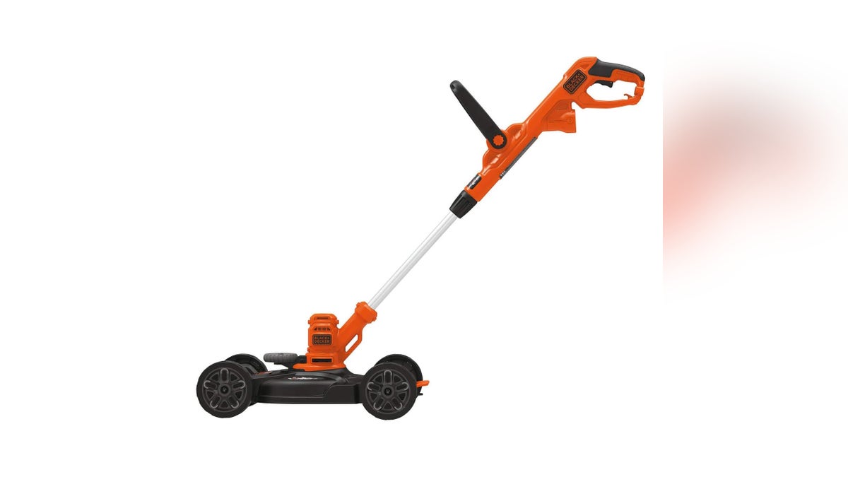 This mower is easy to use and converts into a weedwhacker. 