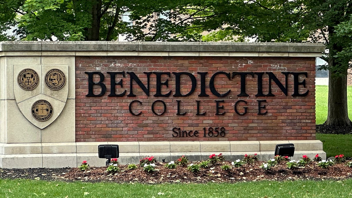 The Benedictine College sign