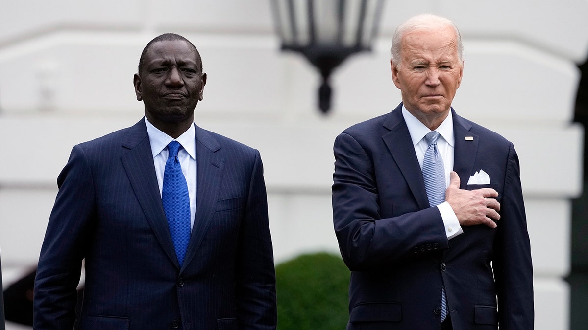 Kenyan President William Ruto and U.S. President Joe Biden