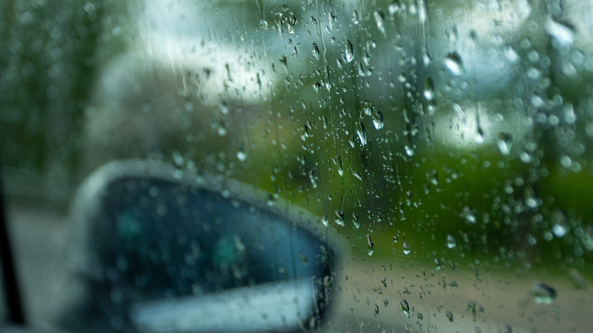 Car window rain