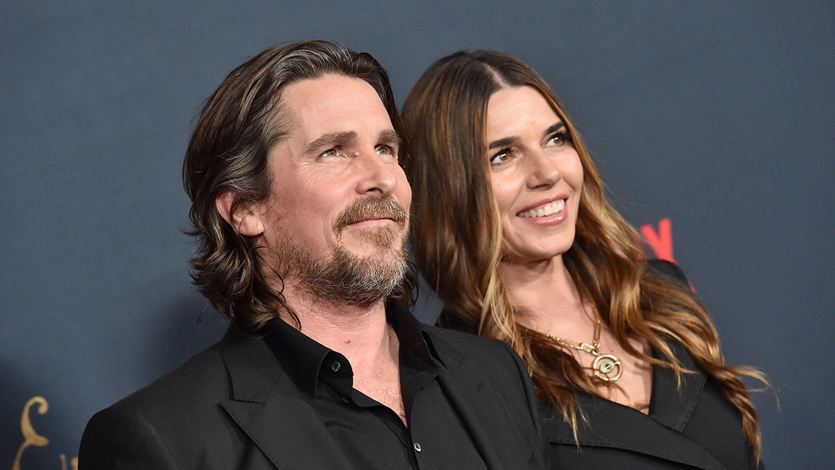 Christian Bale and his wife Sibi Blažić