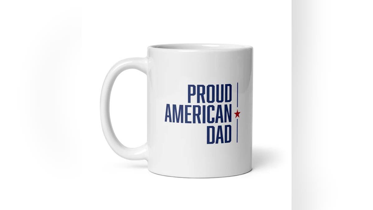 He can sip his morning brew in style with the FOX News Proud American Dad Mug