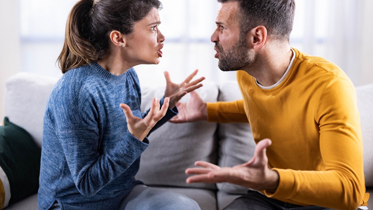 Couple arguing