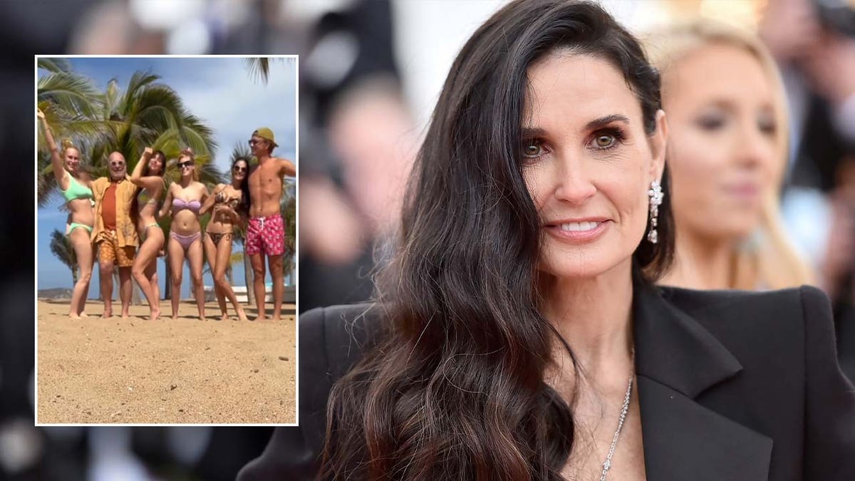 demi moore family vacation