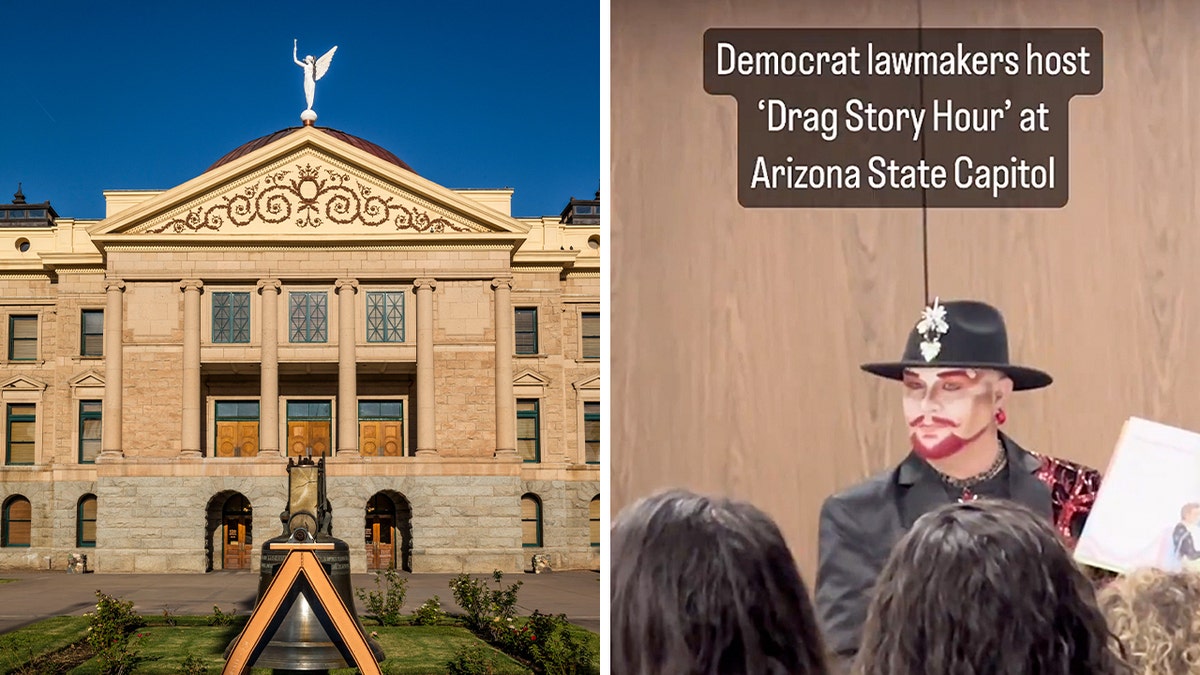 Drag story hour at the Arizona Capitol