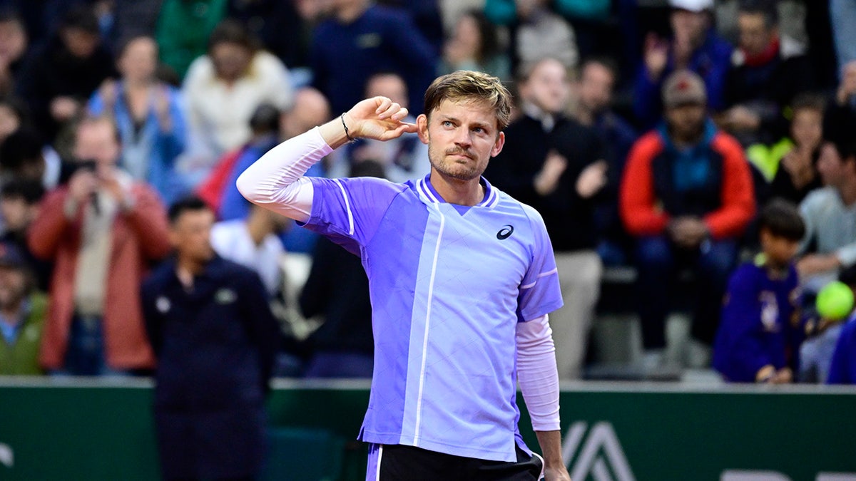David Goffin at the French Open