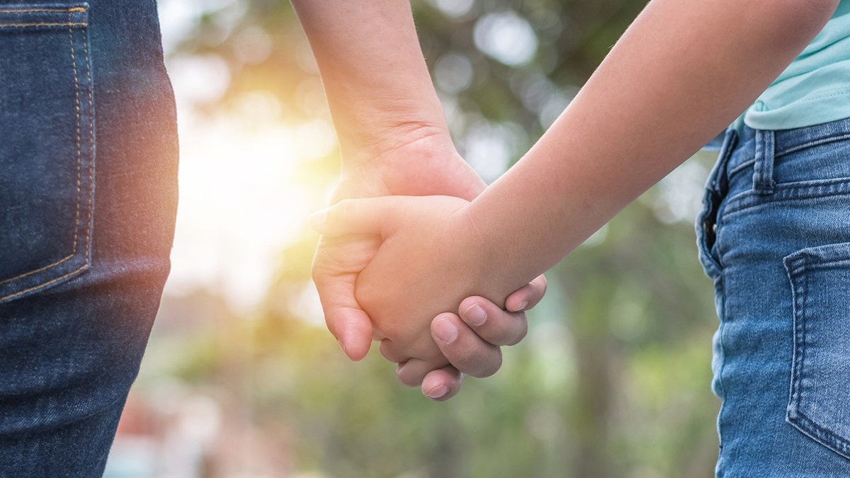 Holding hands