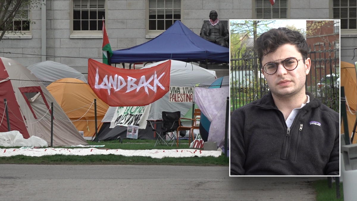 Harvard student speaks on encampment