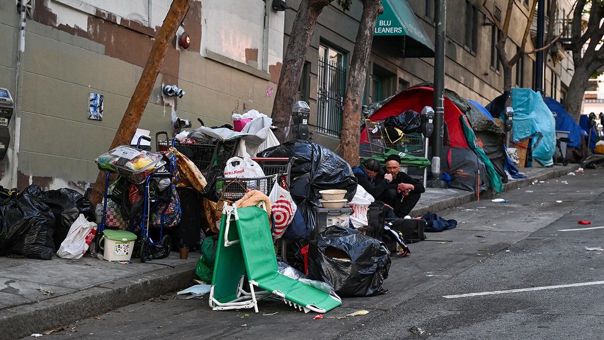 Homeless encampment in San Francisco