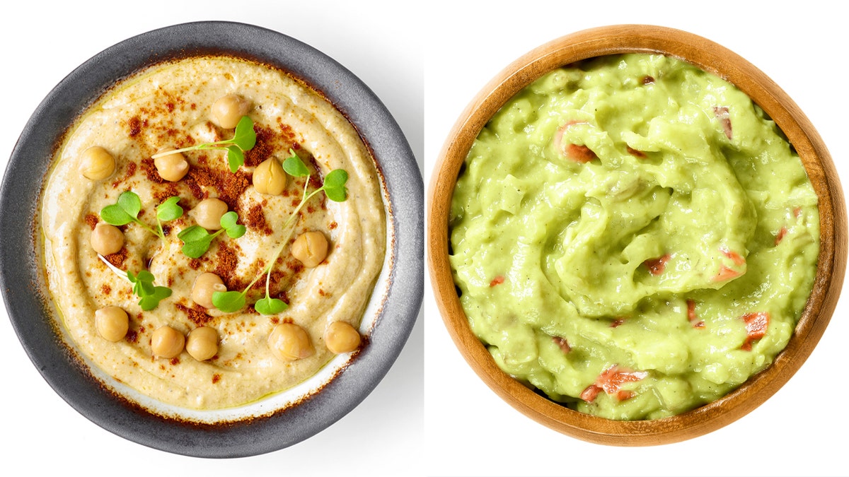 Both guacamole and hummus can be a part of your healthy diet, but always be mindful of what you're pairing them with, experts advised.